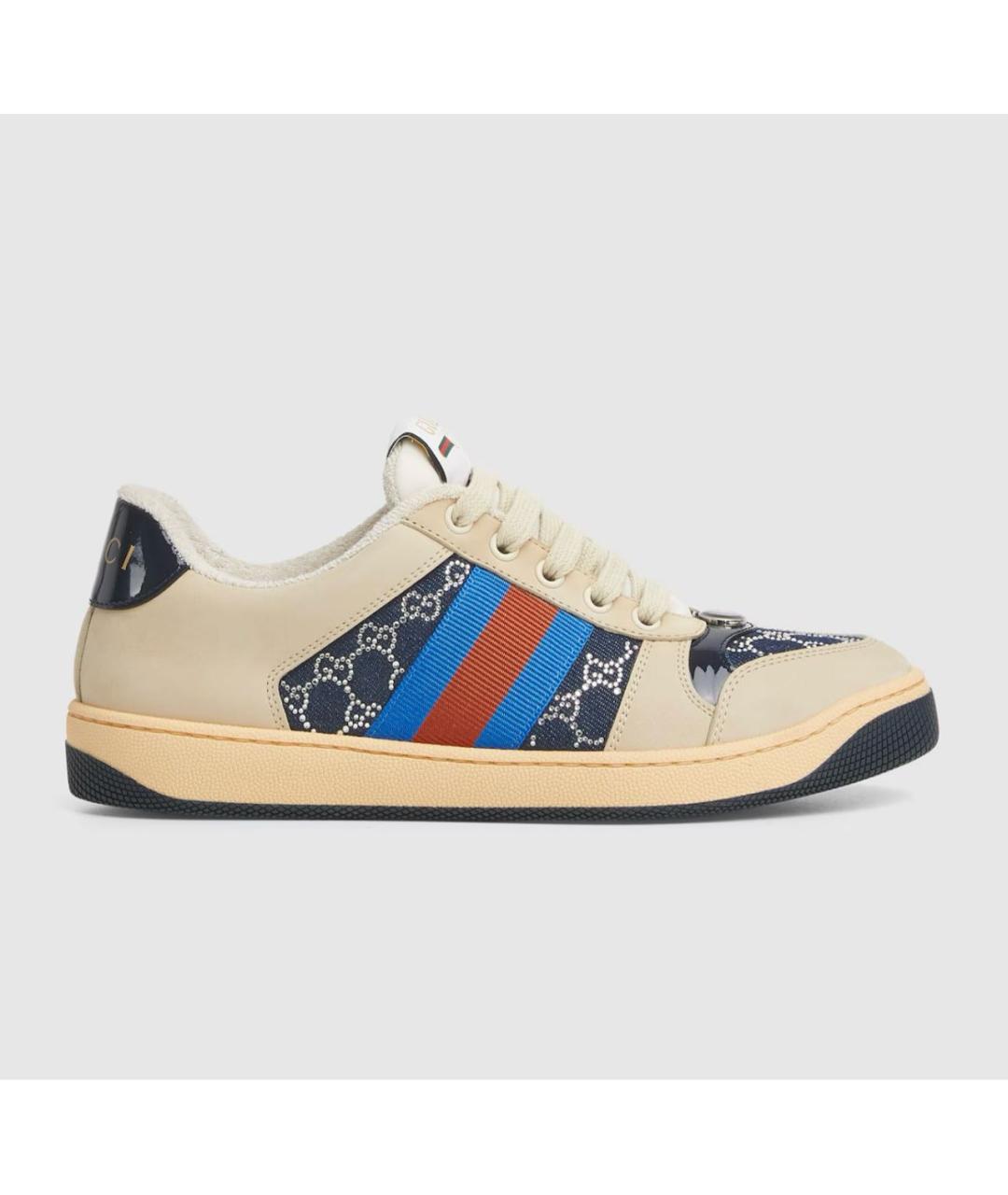 GUCCI Бежевые кроссовки, фото 7