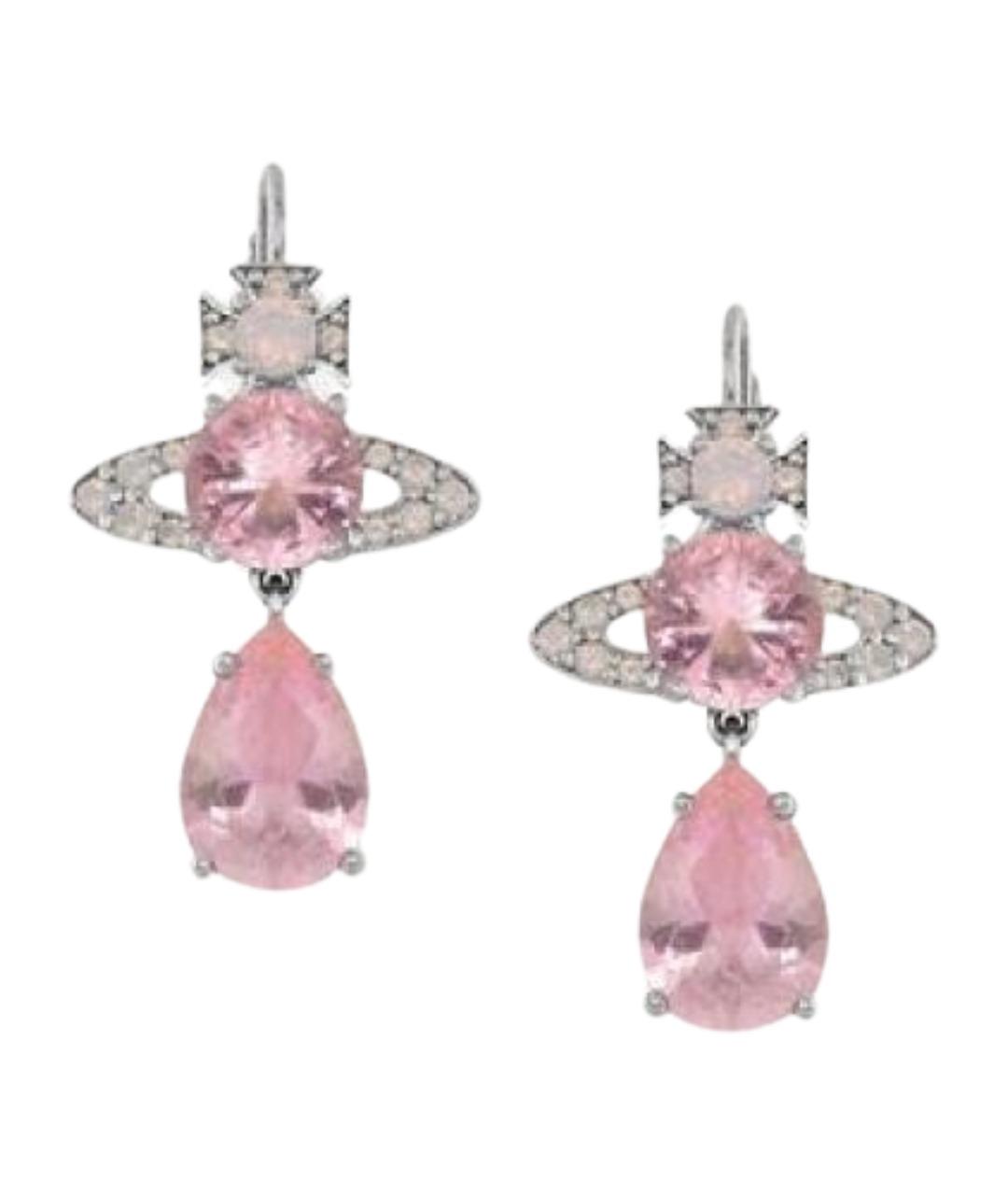VIVIENNE WESTWOOD Серебряные латунные серьги, фото 1