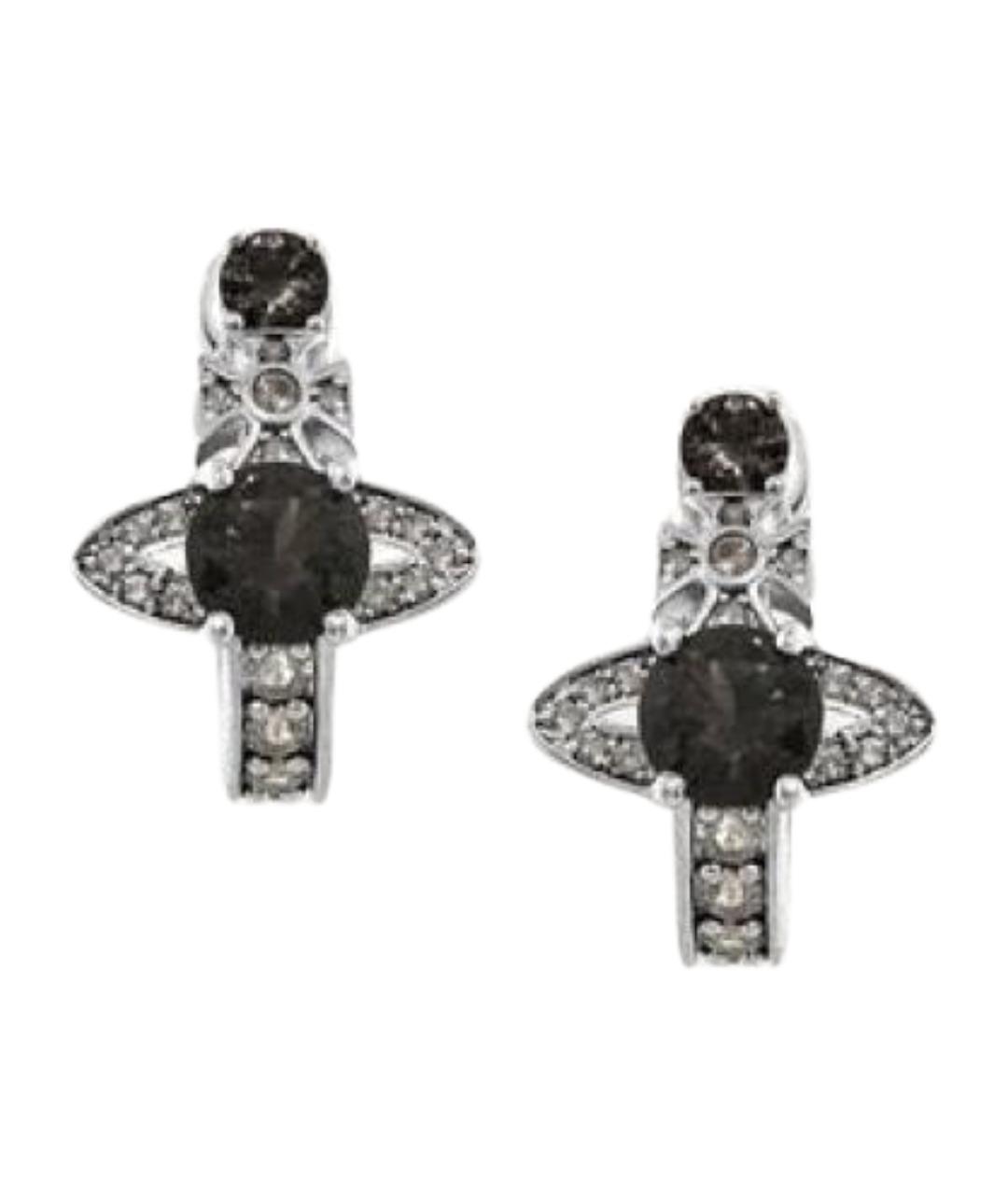 VIVIENNE WESTWOOD Серебряные латунные серьги, фото 1