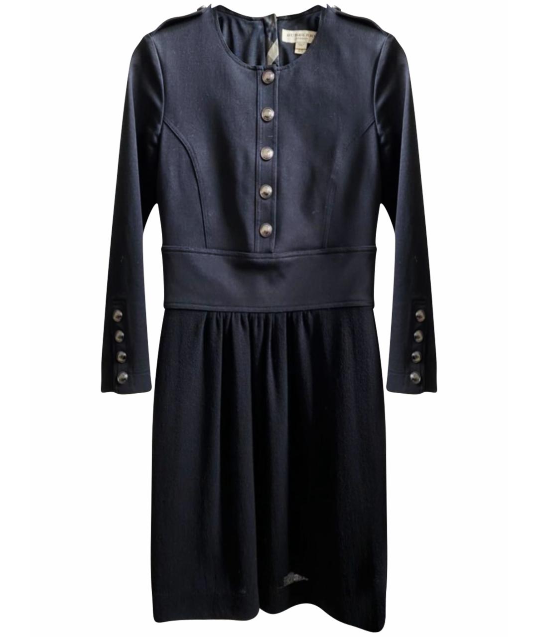 BURBERRY Черное повседневное платье, фото 1