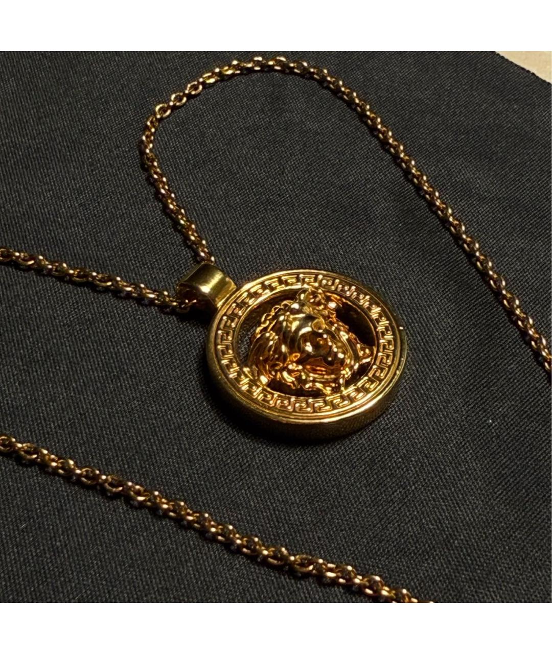 VERSACE Золотое позолоченное колье, фото 2