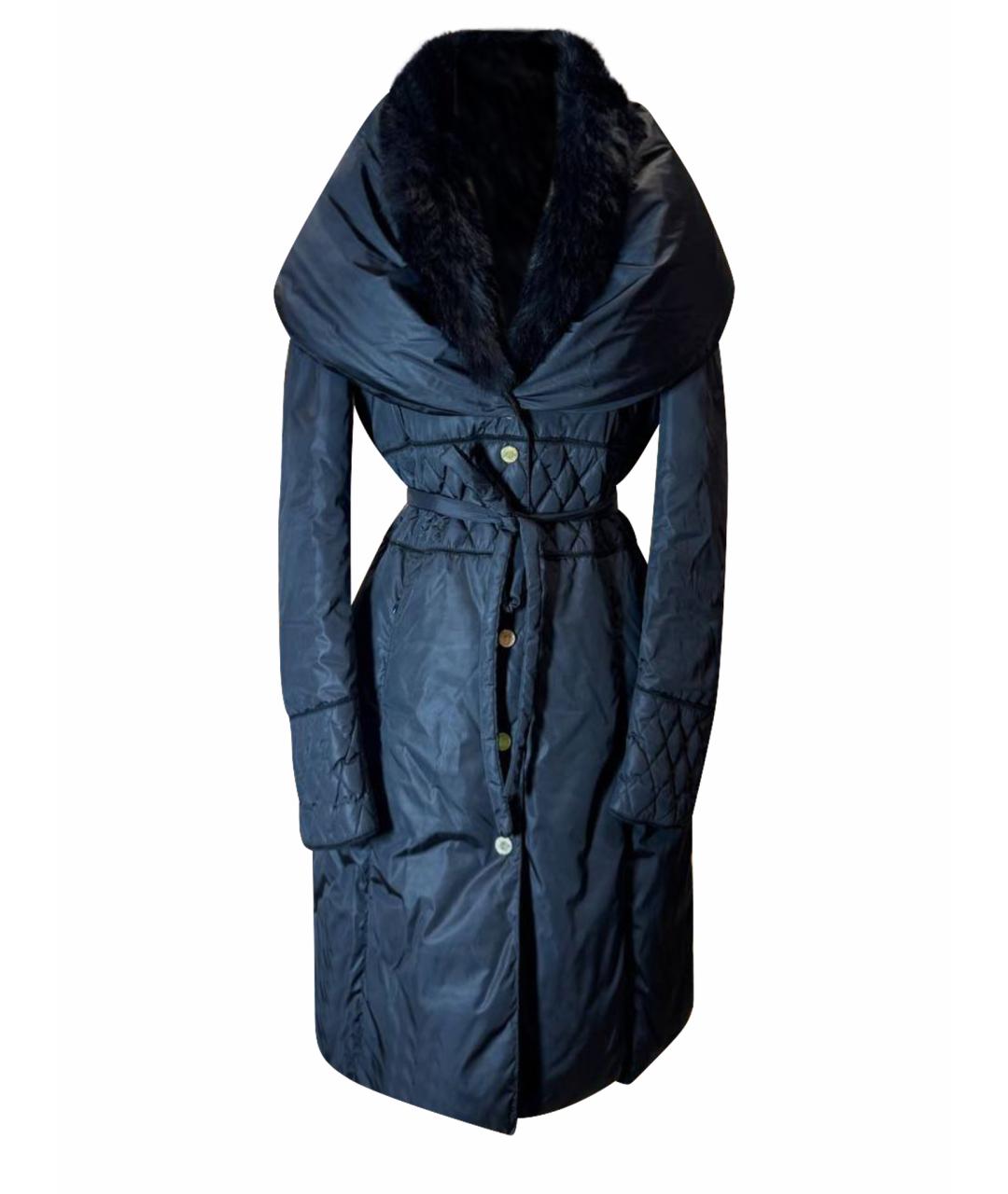 ROBERTO CAVALLI Черное пальто, фото 1