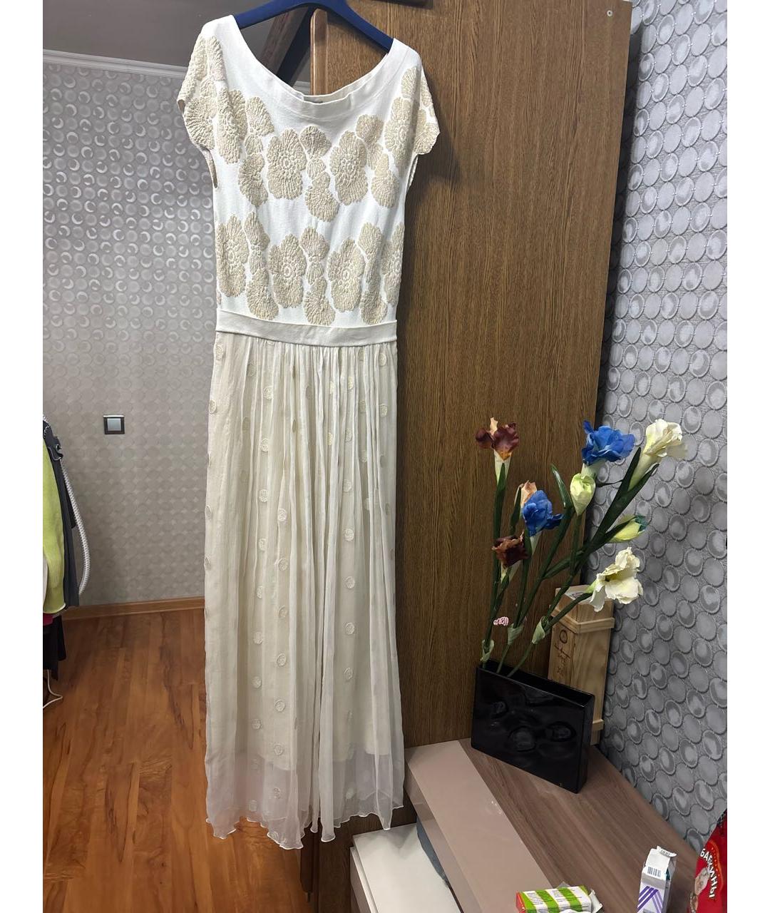 D.EXTERIOR Бежевое вискозное повседневное платье, фото 7