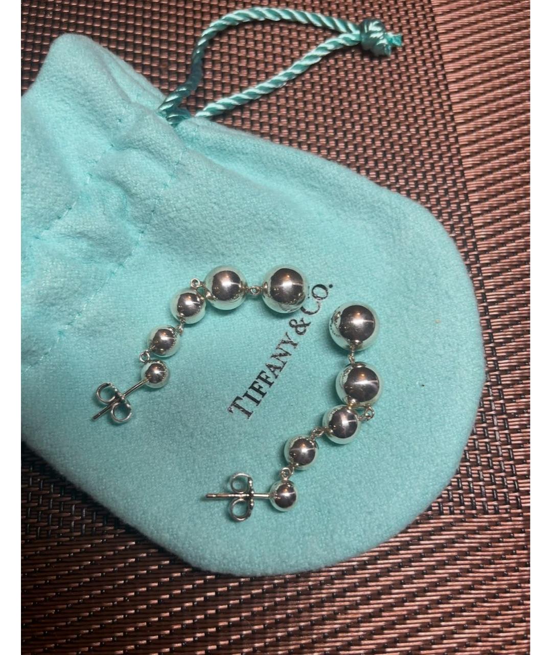 TIFFANY&CO Серебряные серебряные серьги, фото 3