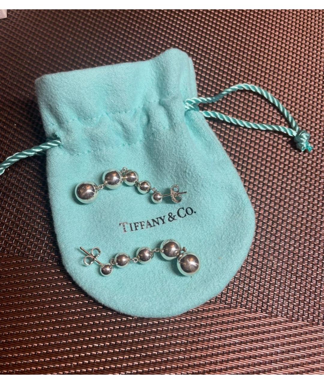 TIFFANY&CO Серебряные серебряные серьги, фото 4