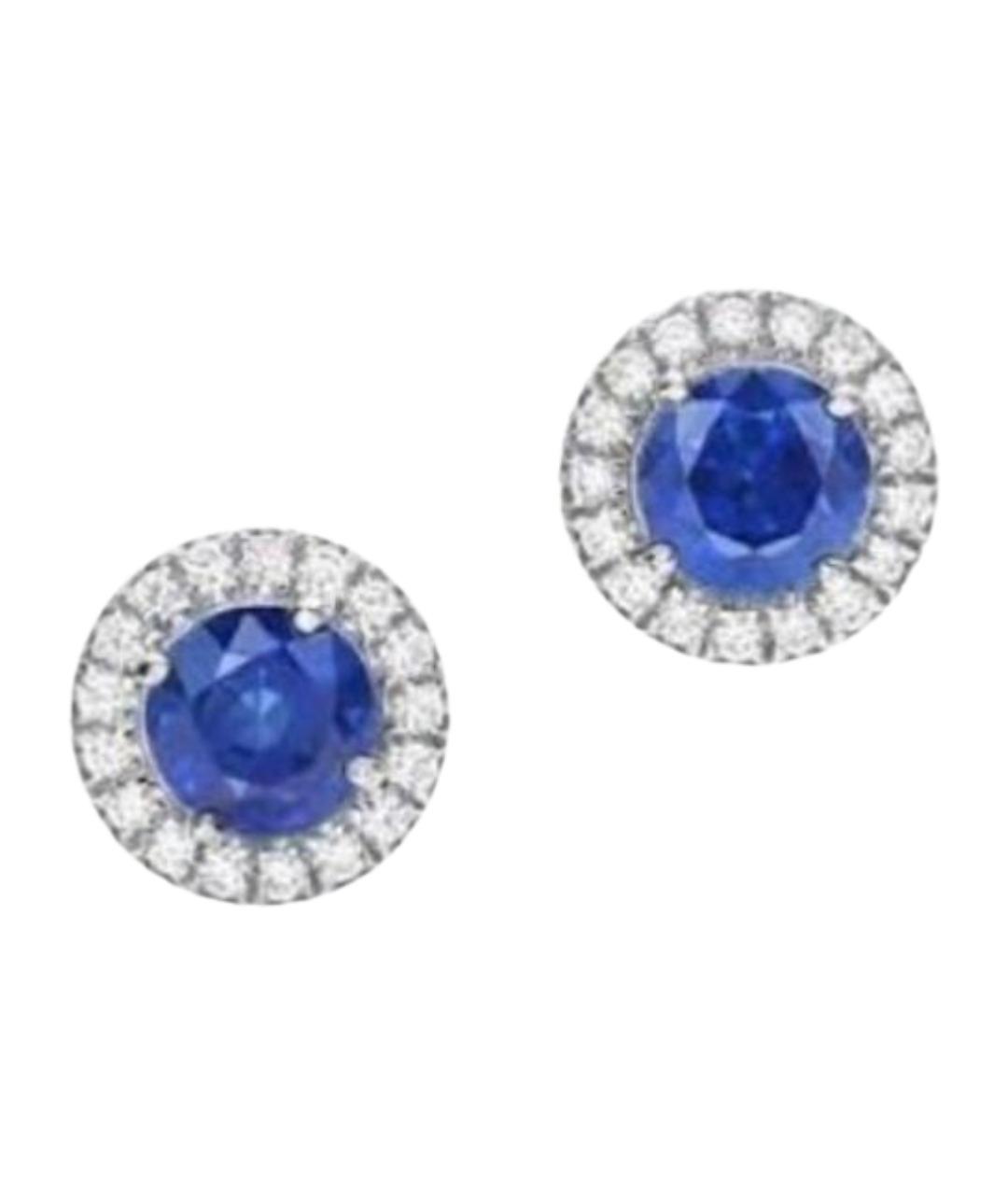 TIFFANY&CO Серебряные платиновые серьги, фото 1