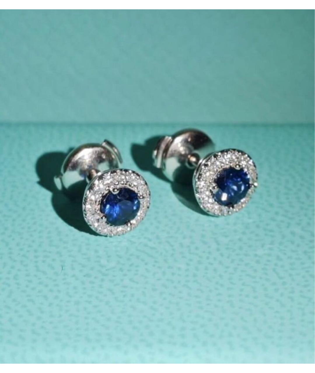 TIFFANY&CO Серебряные платиновые серьги, фото 4
