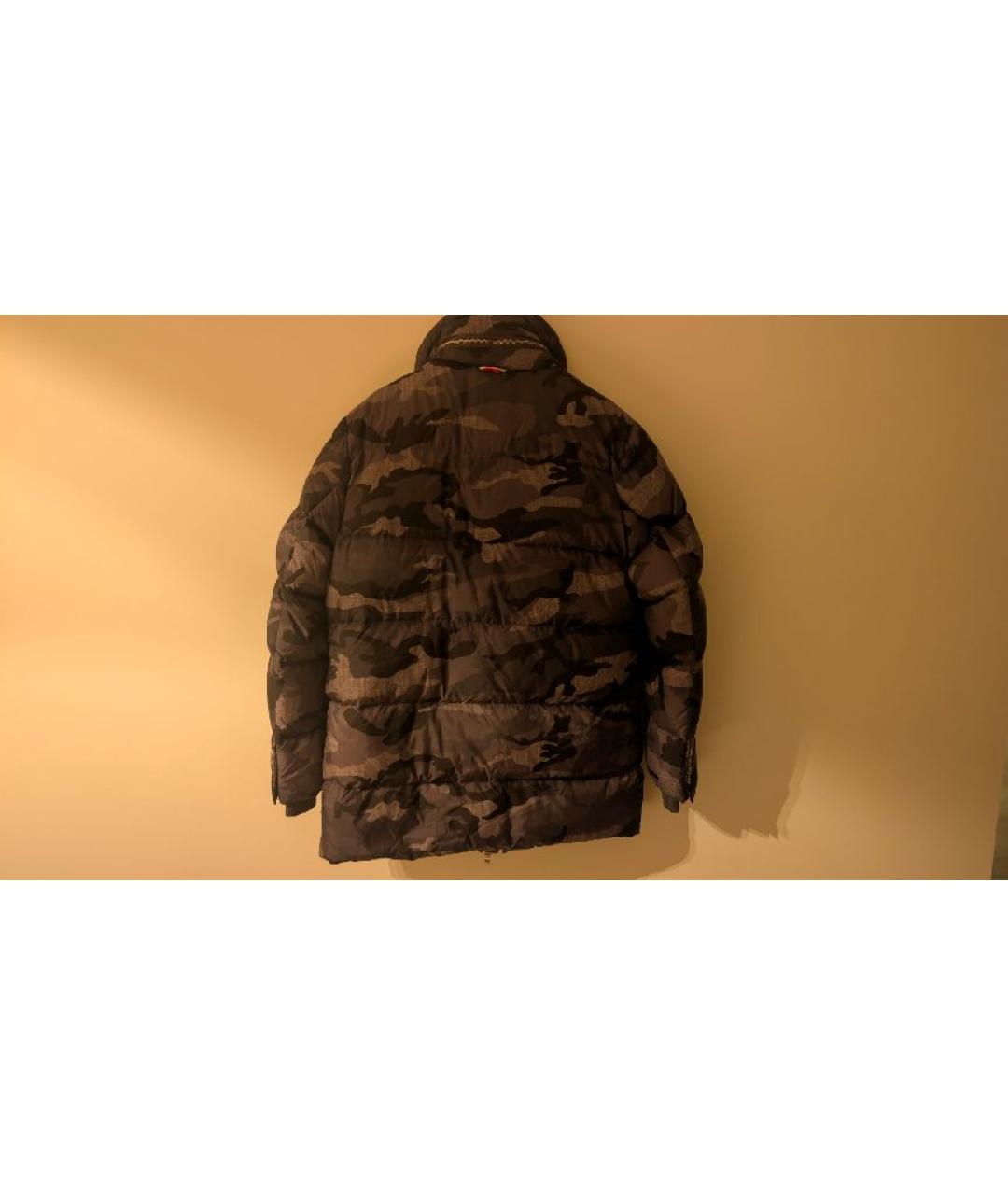 MONCLER Антрацитовая полиэстеровая куртка, фото 3