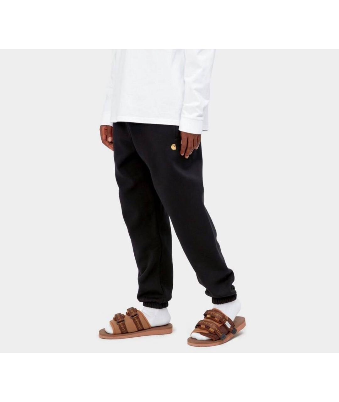 CARHARTT Черные хлопковые повседневные брюки, фото 3
