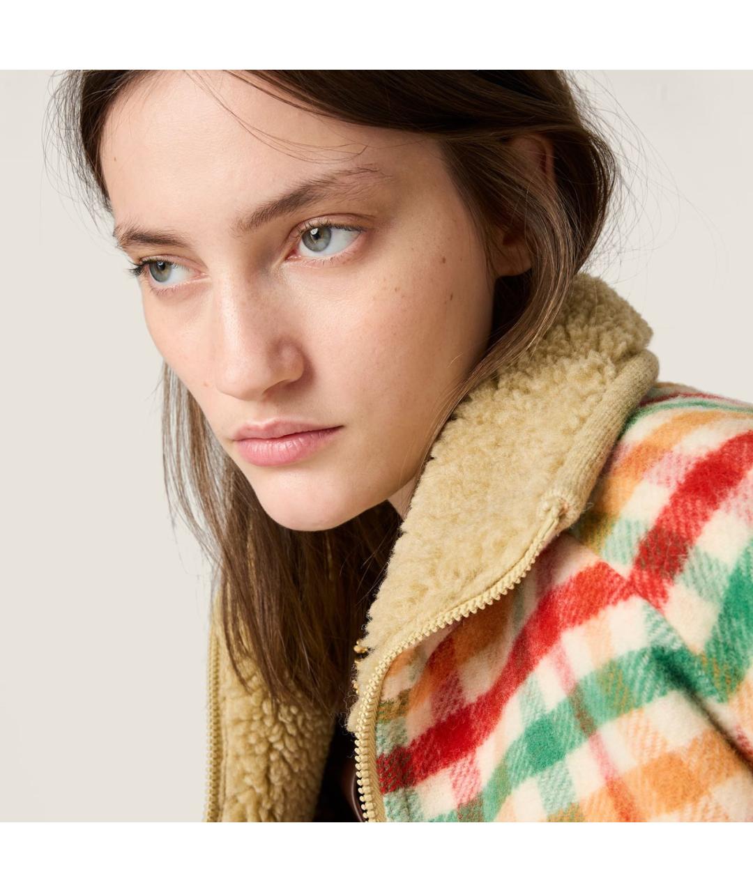 MIU MIU Мульти шерстяная куртка, фото 6
