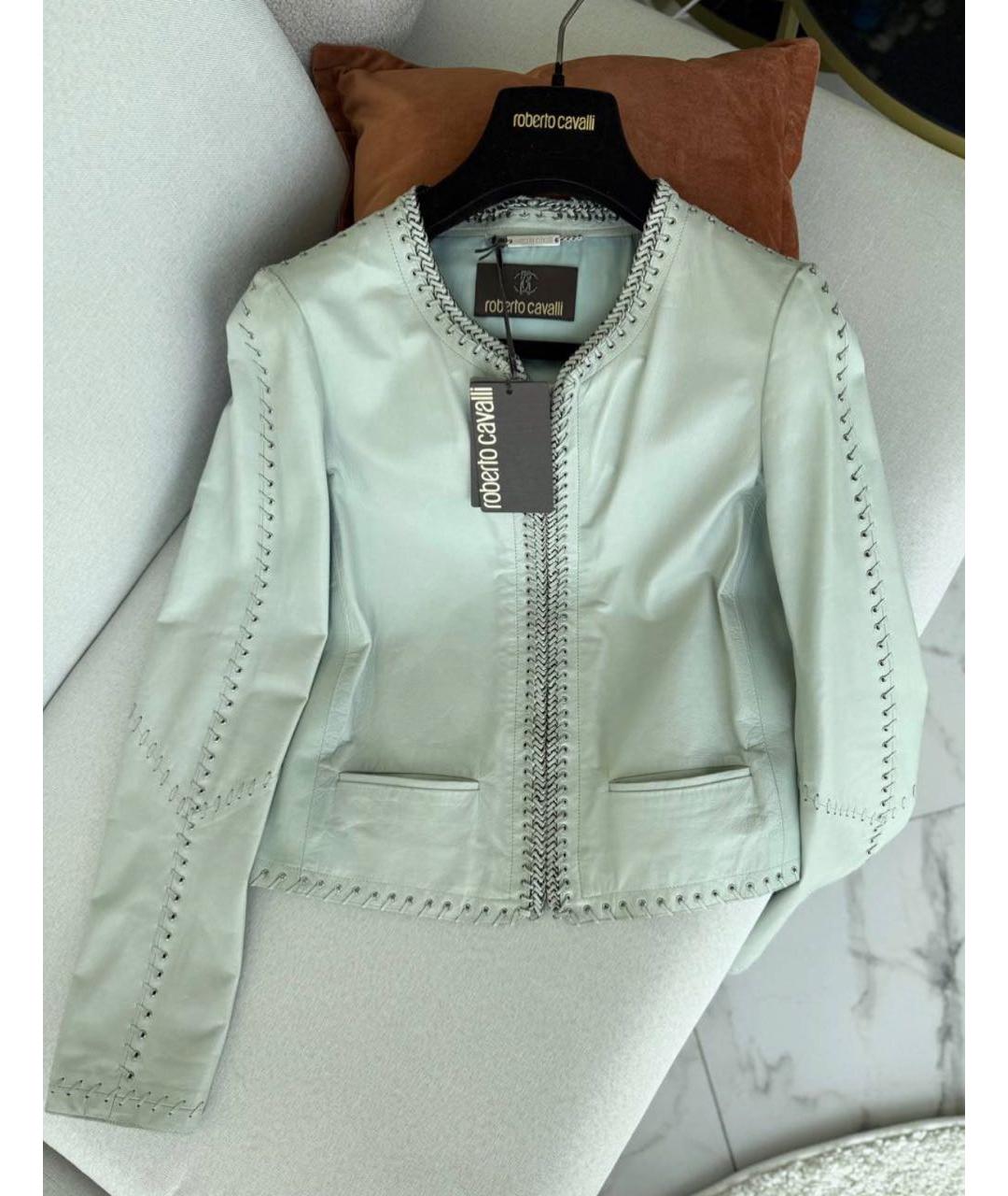 ROBERTO CAVALLI Кожаная куртка, фото 5