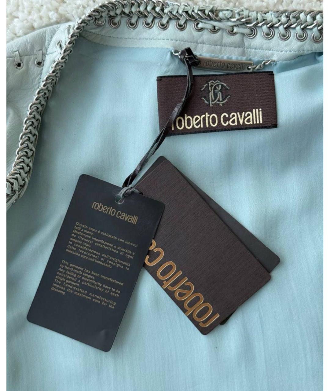 ROBERTO CAVALLI Кожаная куртка, фото 3