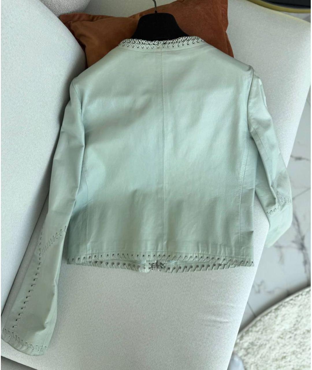 ROBERTO CAVALLI Кожаная куртка, фото 8