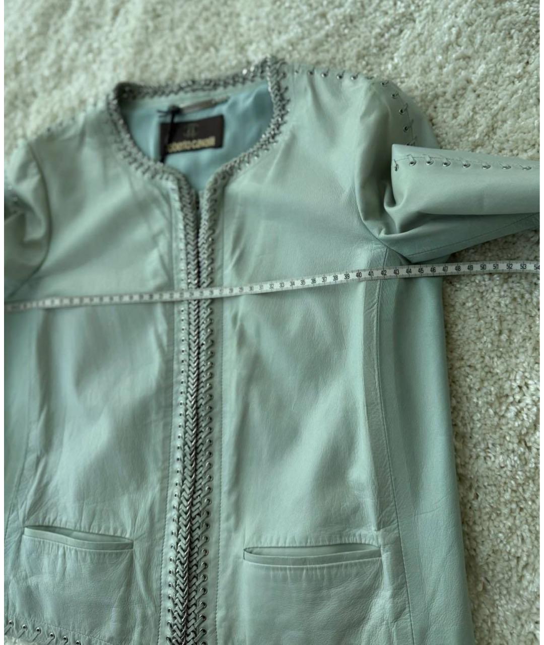 ROBERTO CAVALLI Кожаная куртка, фото 7