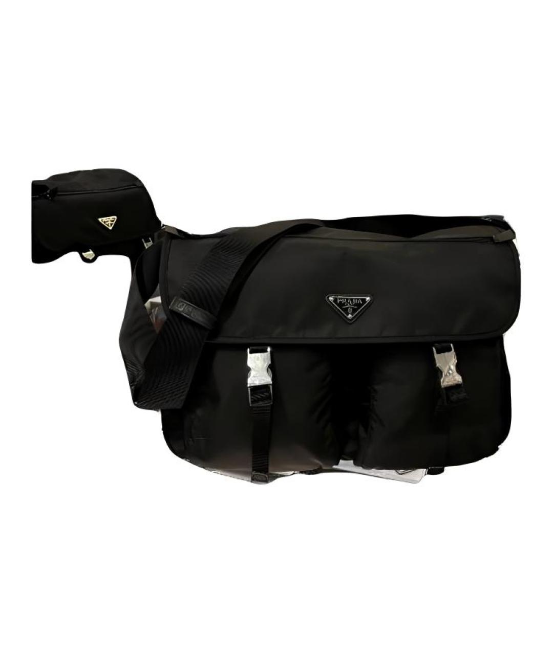 PRADA Черная сумка через плечо, фото 3