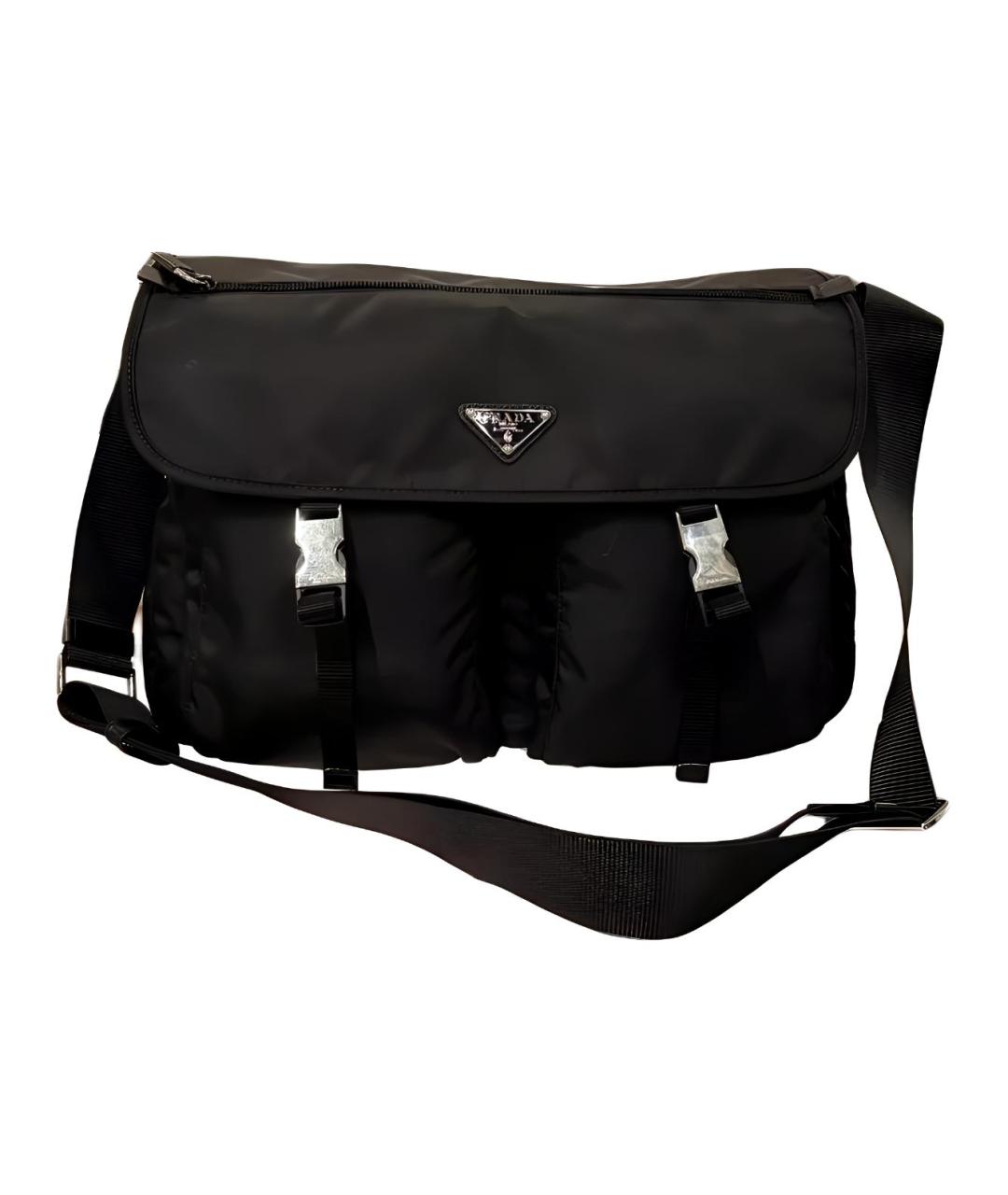 PRADA Черная сумка через плечо, фото 2