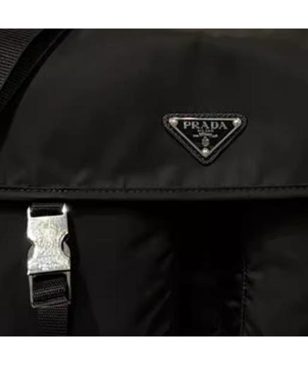 PRADA Черная сумка через плечо, фото 4