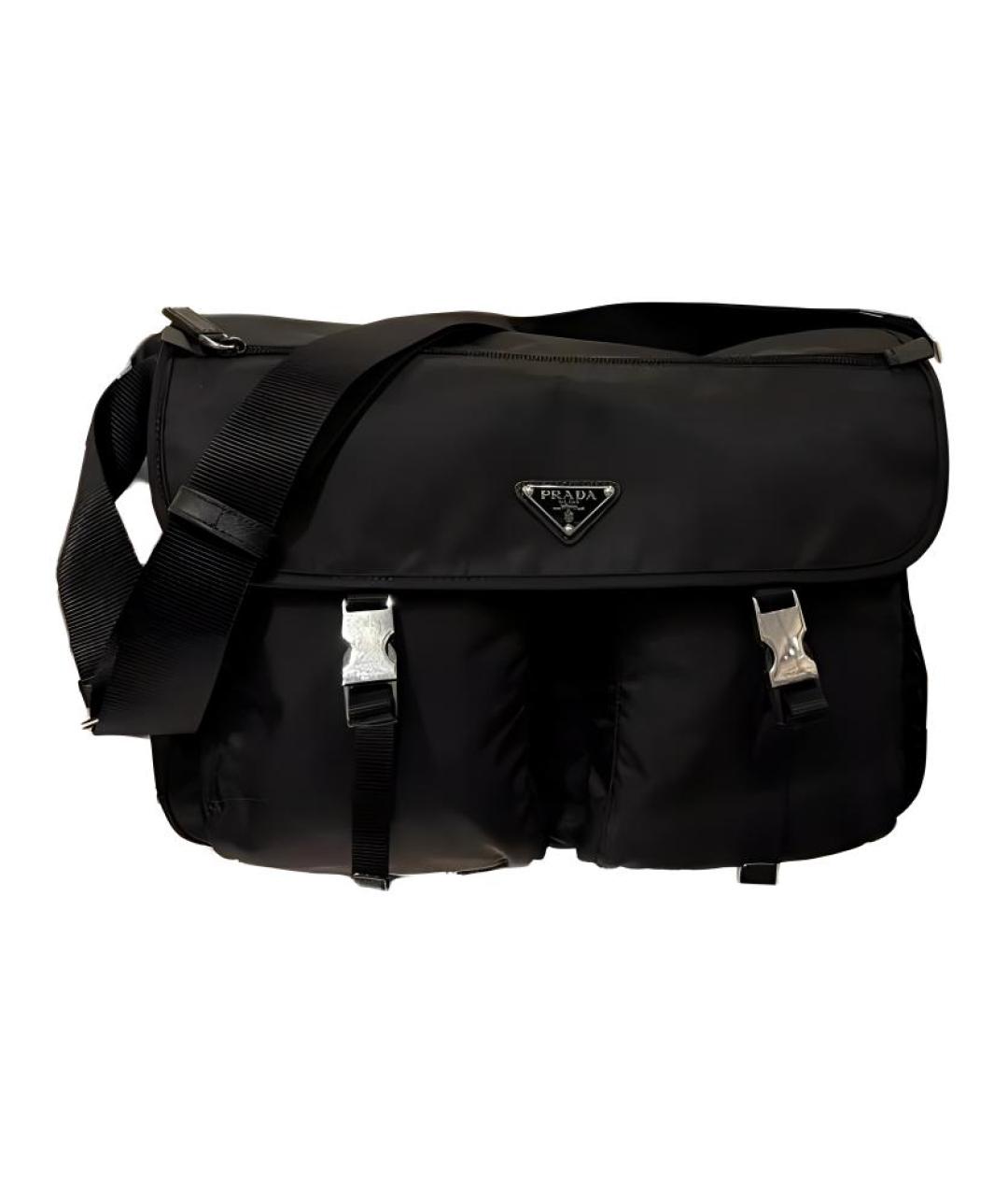 PRADA Черная сумка через плечо, фото 1
