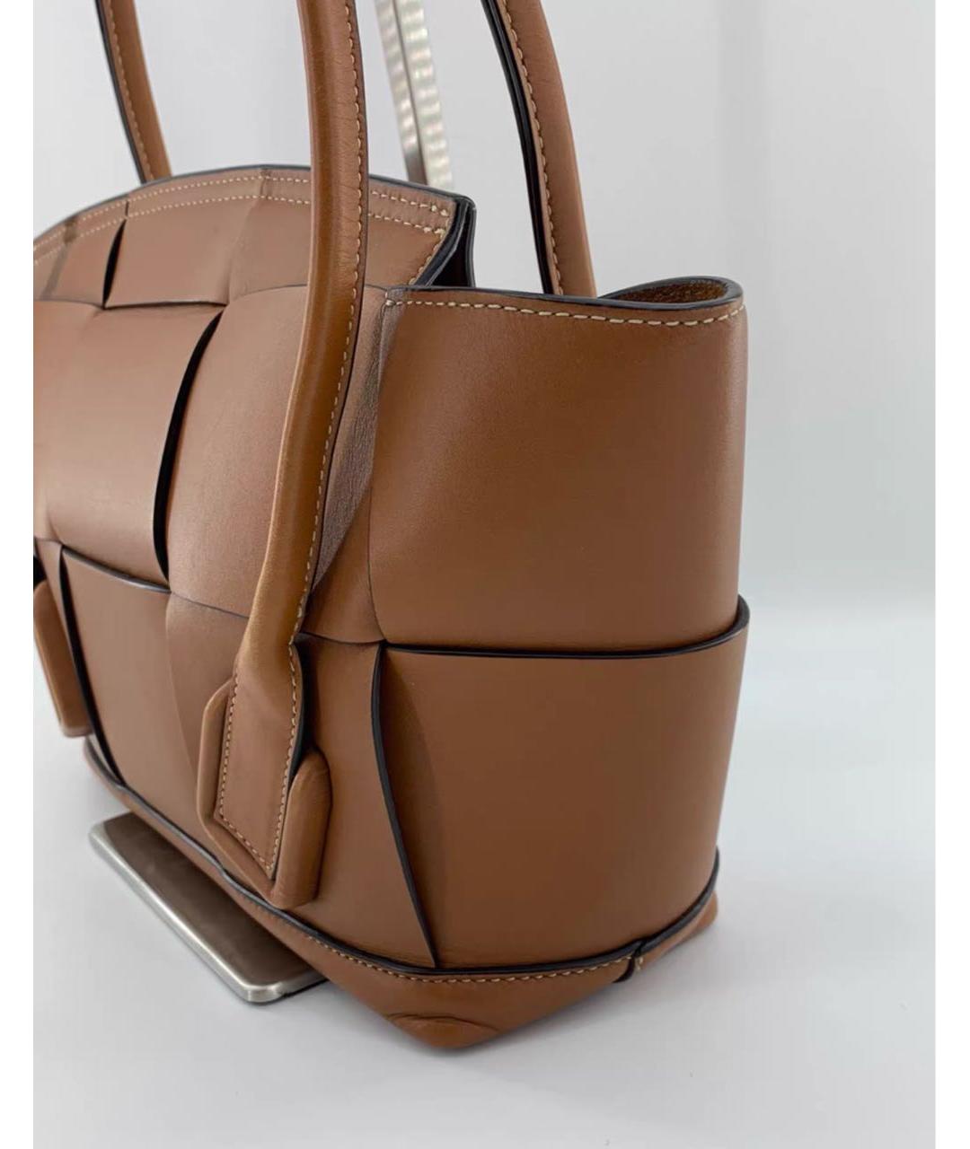 BOTTEGA VENETA Коричневая сумка тоут, фото 2