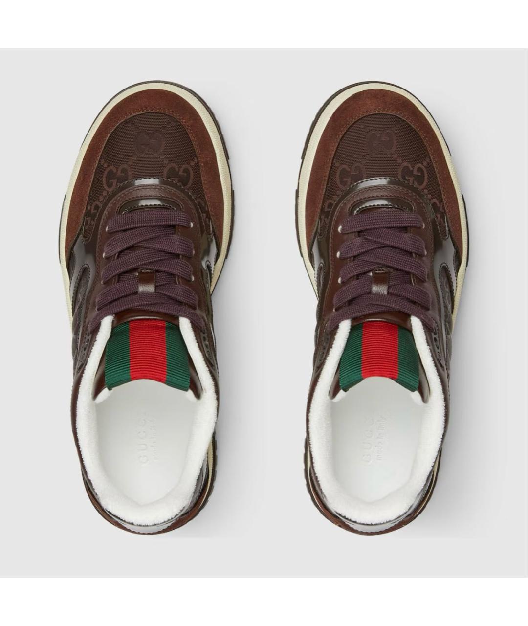 GUCCI Коричневые кроссовки, фото 6