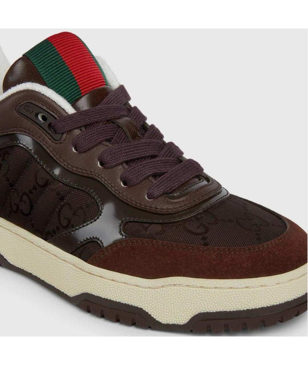 GUCCI Коричневые кроссовки, фото 4