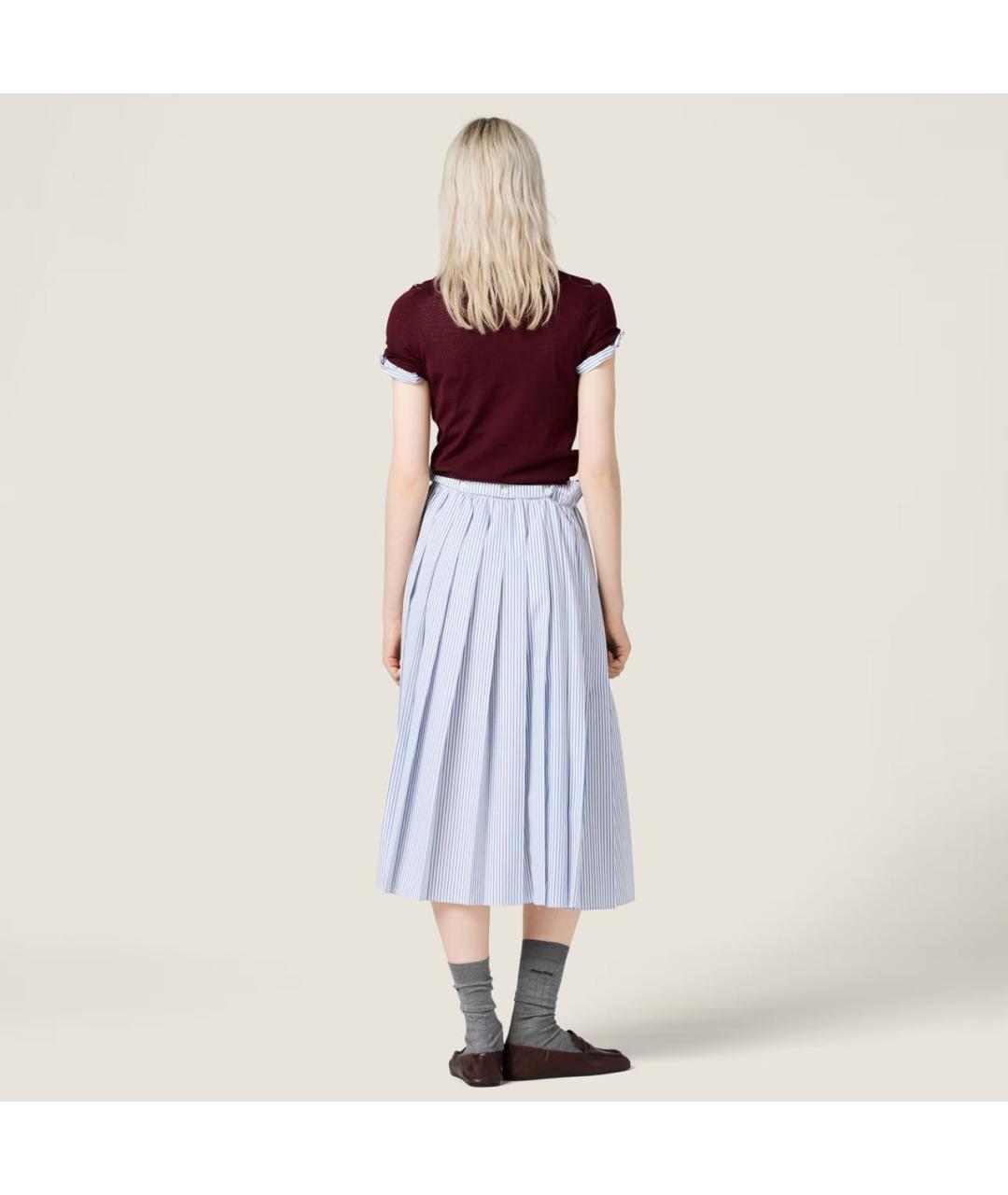 MIU MIU Бордовый шерстяной джемпер / свитер, фото 3