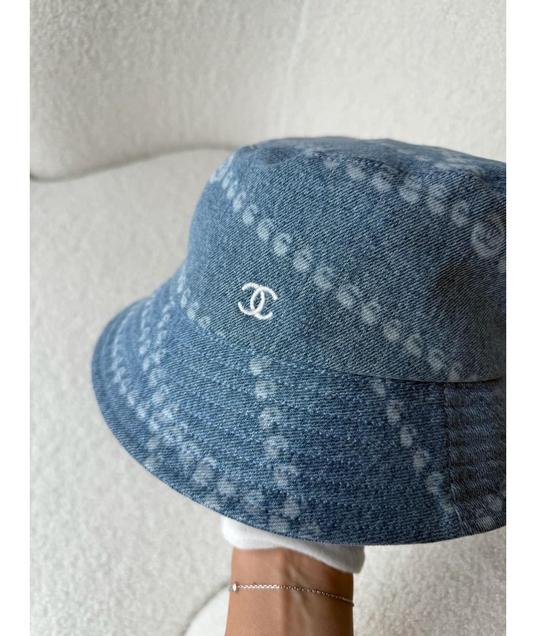 CHANEL Голубая панама, фото 3