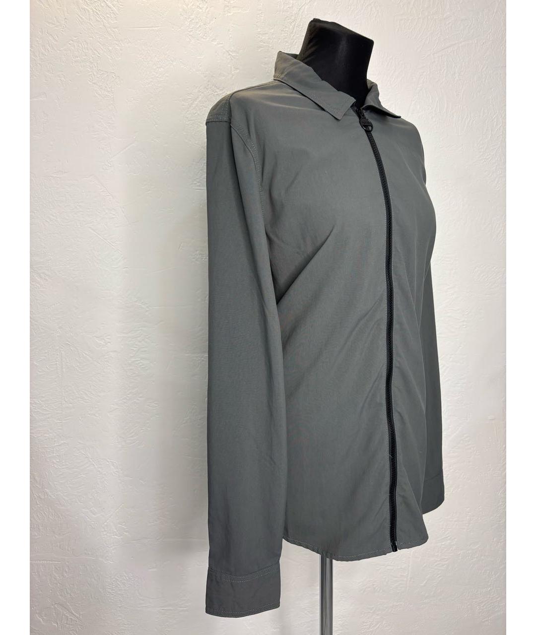 BARBOUR Антрацитовая полиэстеровая куртка, фото 4
