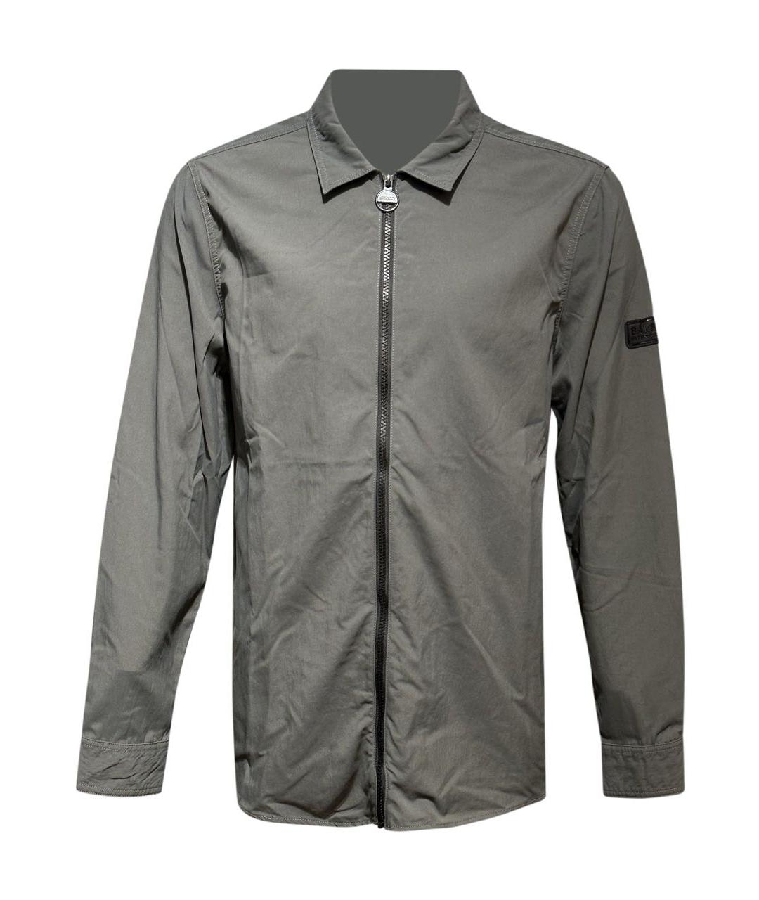 BARBOUR Антрацитовая полиэстеровая куртка, фото 1