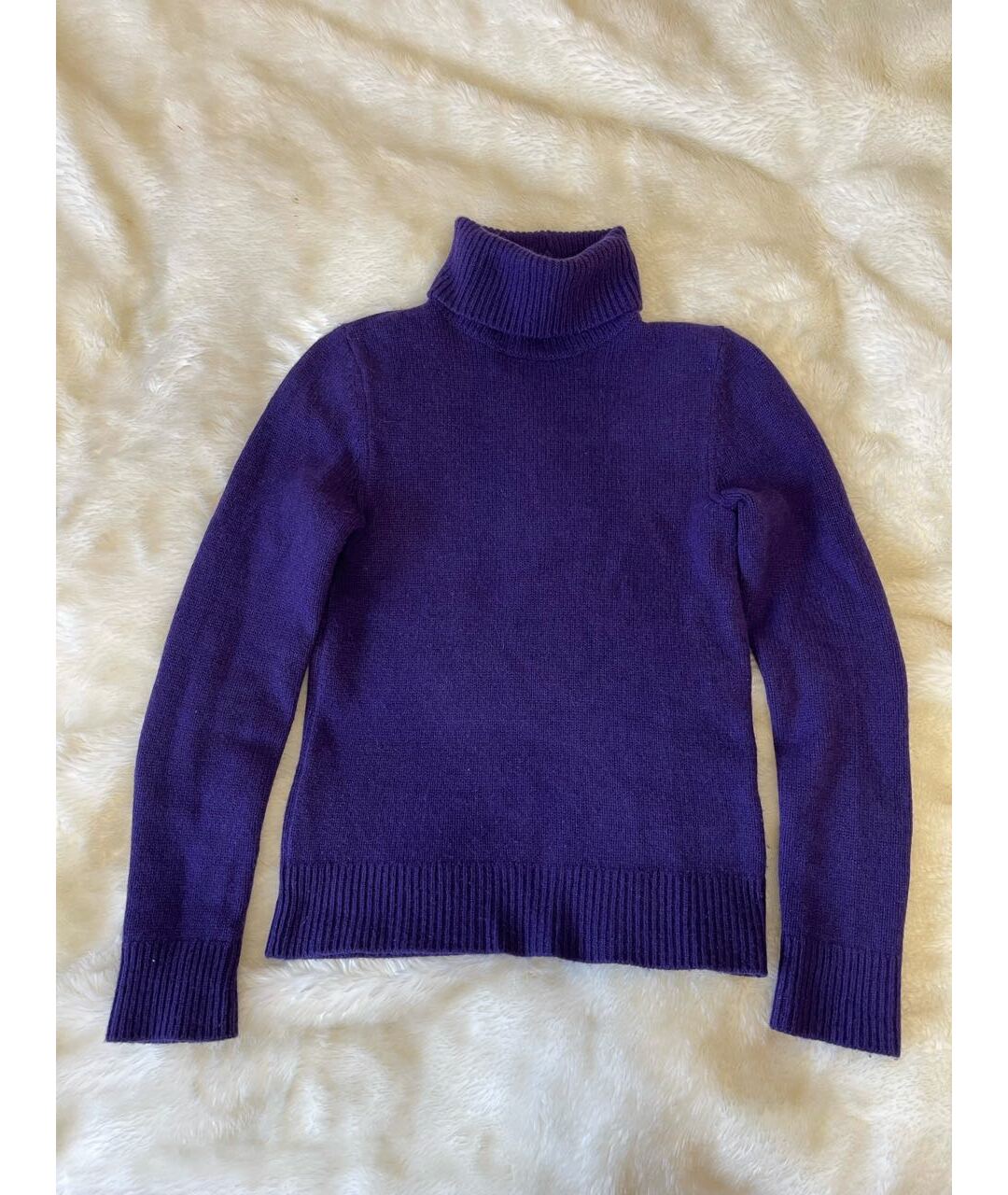 RALPH LAUREN Фиолетовый шерстяной джемпер / свитер, фото 6