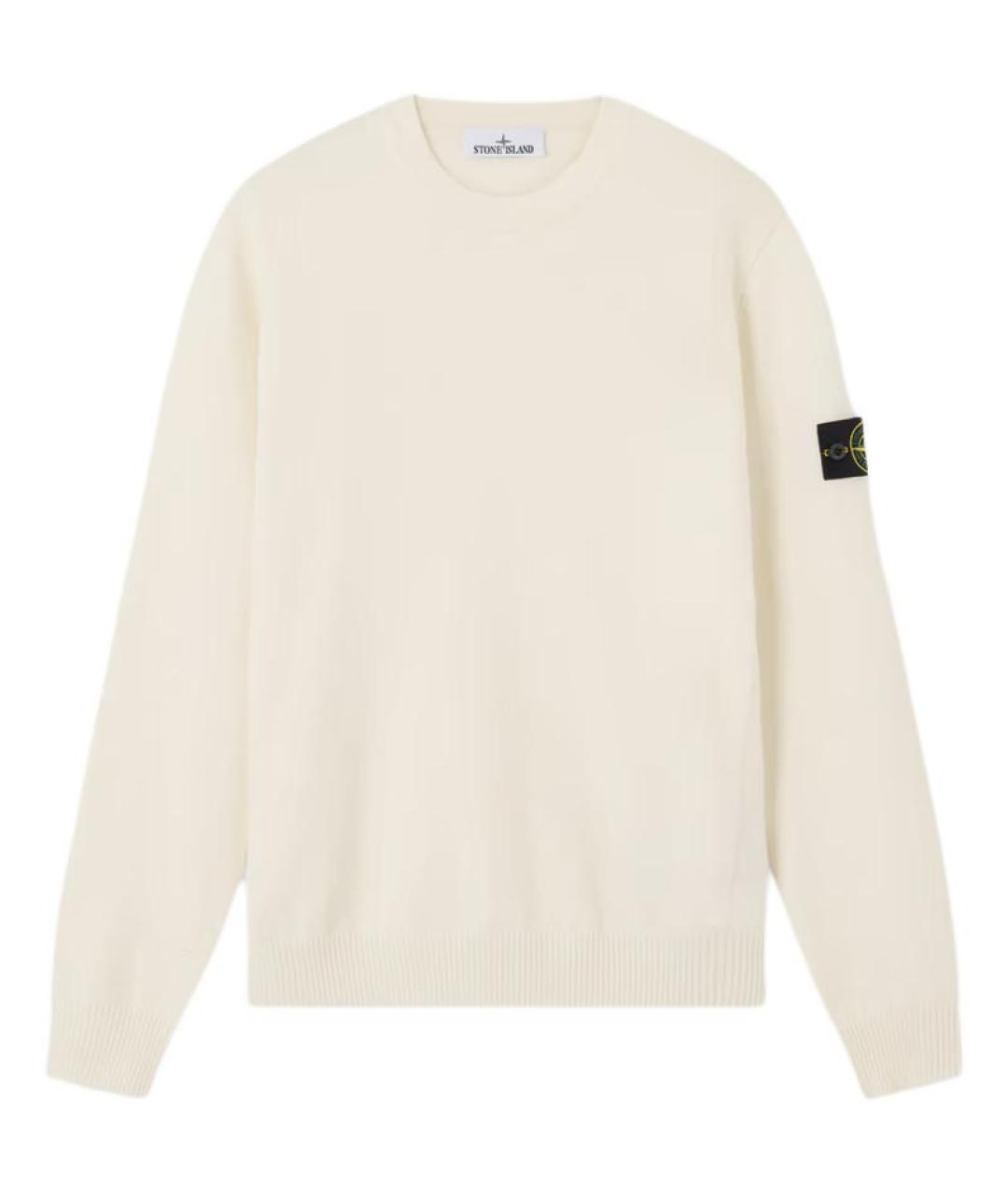 STONE ISLAND Белый джемпер / свитер, фото 1