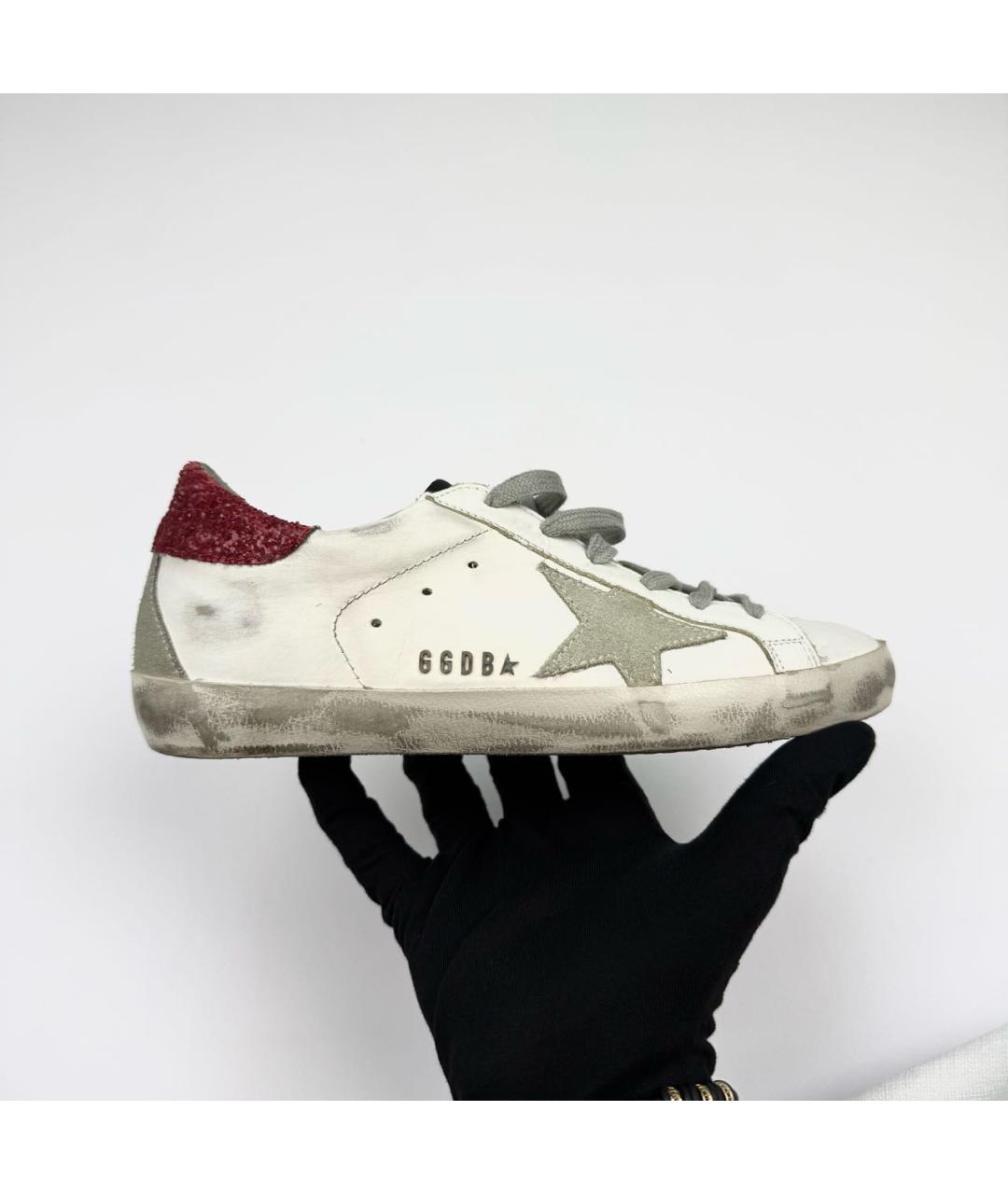GOLDEN GOOSE DELUXE BRAND Белые кожаные кеды, фото 9