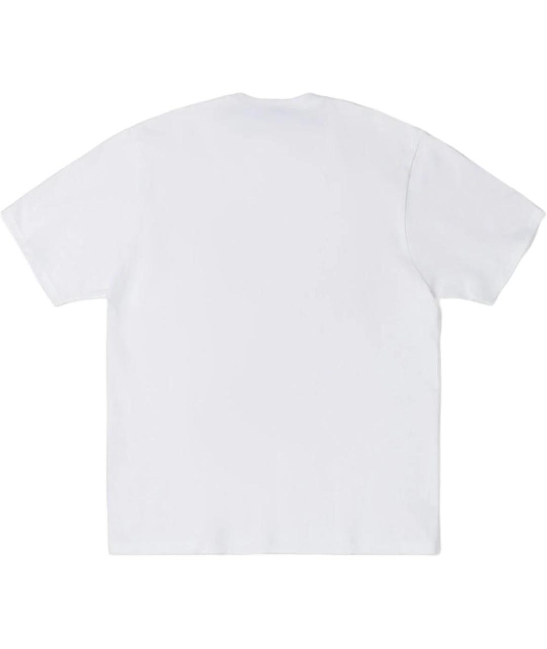 STUSSY Белая хлопковая футболка, фото 2