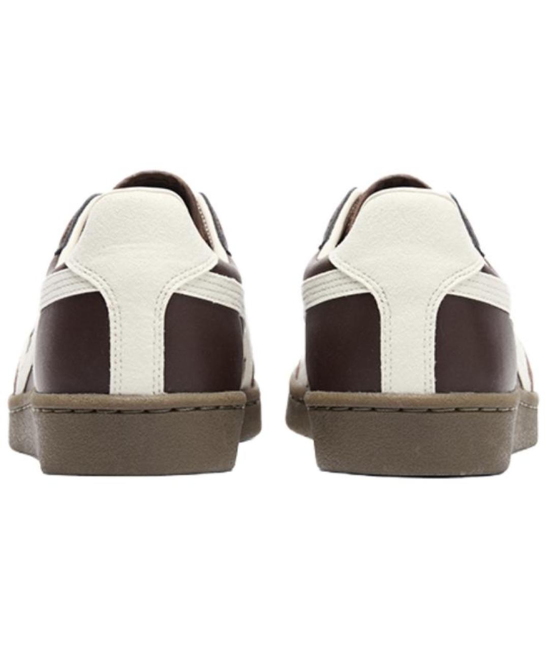 ONITSUKA TIGER Коричневые кожаные кроссовки, фото 4