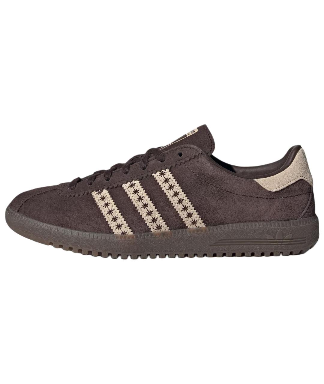 ADIDAS Коричневые замшевые кеды, фото 2