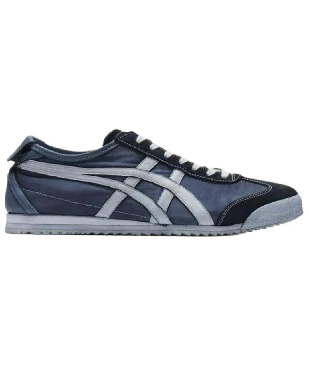 ONITSUKA TIGER Синие текстильные кроссовки, фото 1