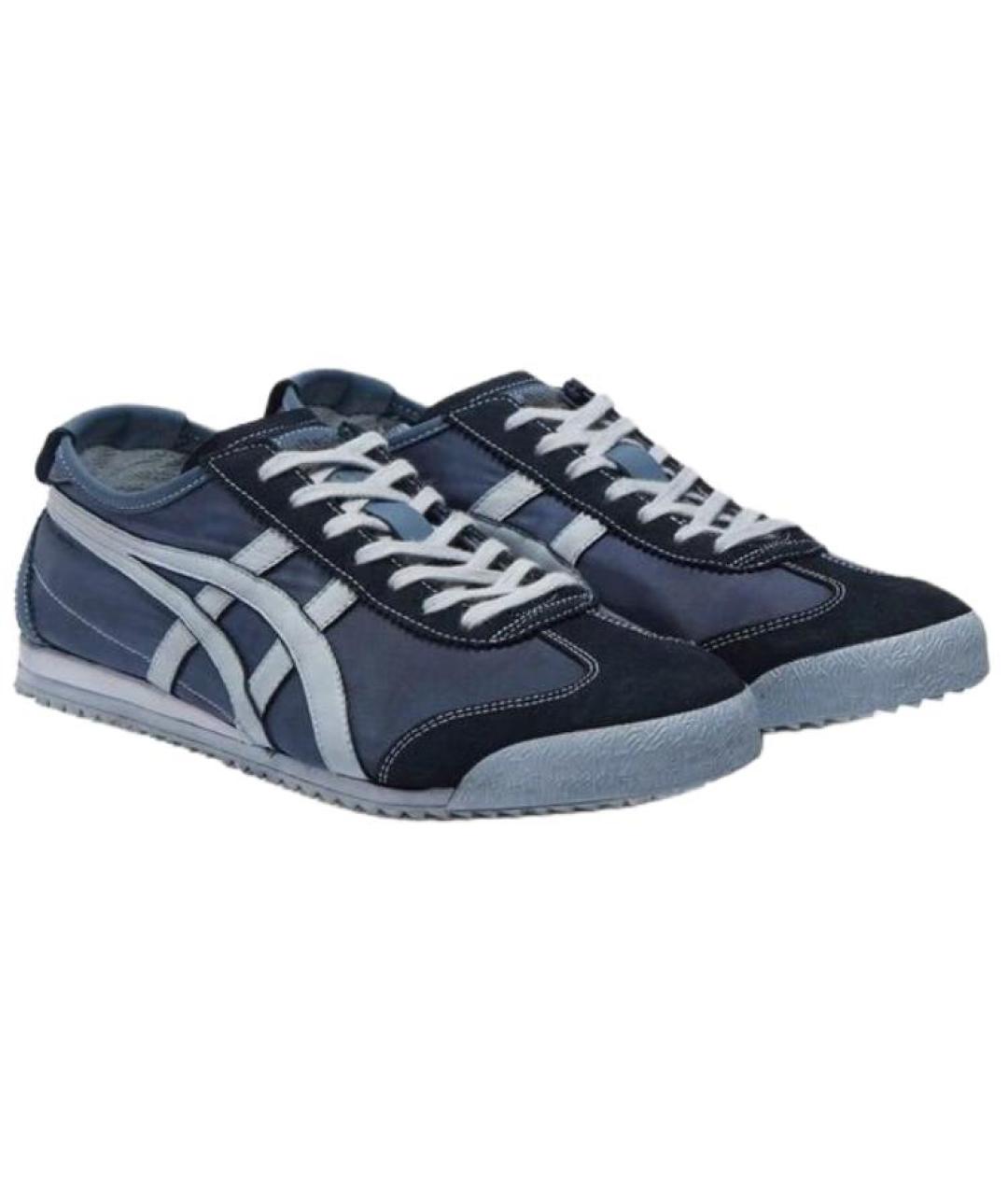 ONITSUKA TIGER Синие текстильные кроссовки, фото 3