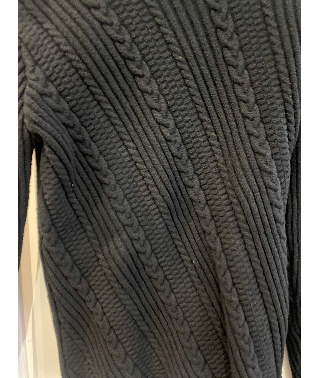 GANNI Черный хлопковый джемпер / свитер, фото 2