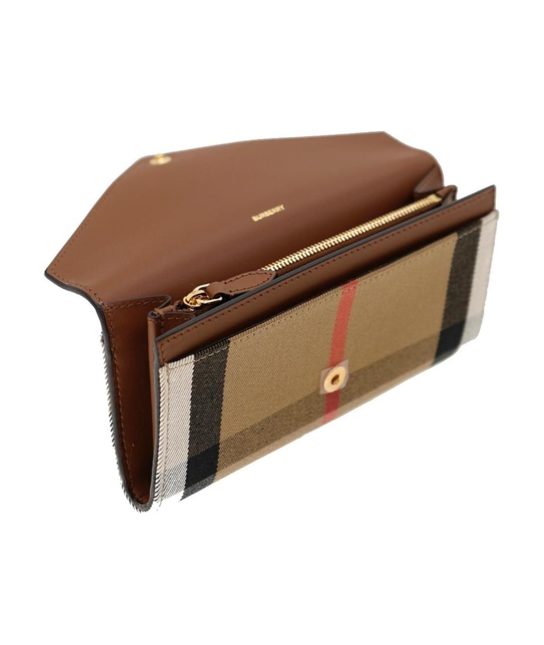 BURBERRY Коричневый кошелек, фото 5