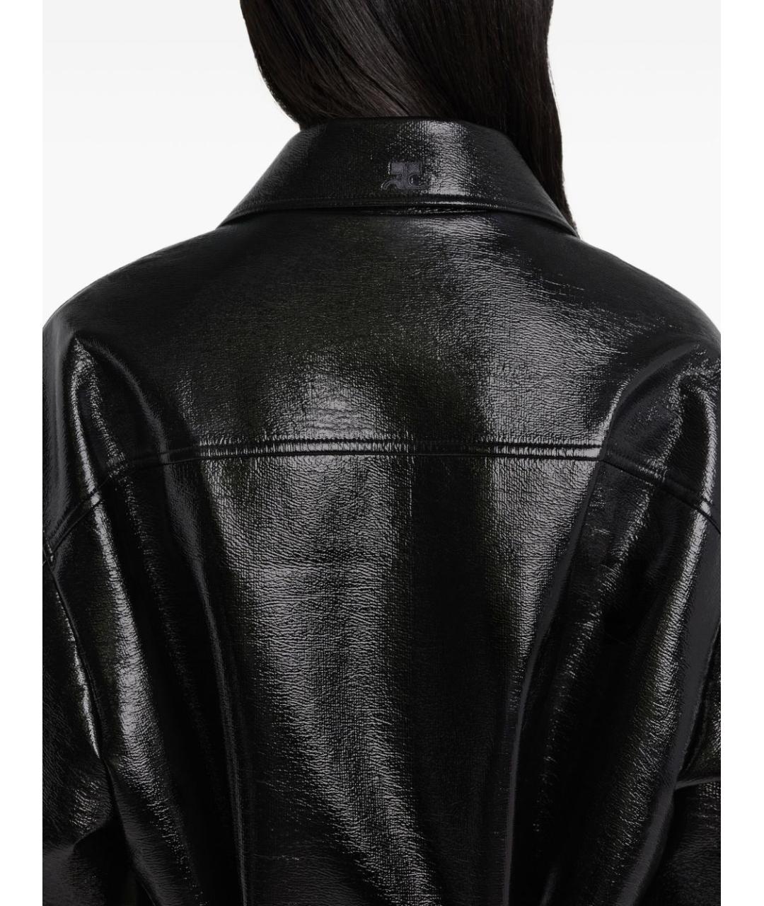 COURREGES Черное пальто, фото 2