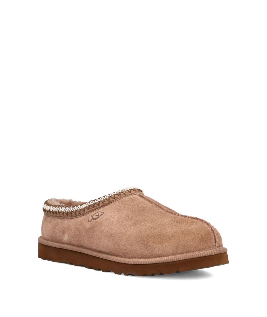 UGG AUSTRALIA Коричневые замшевые шлепанцы, фото 3