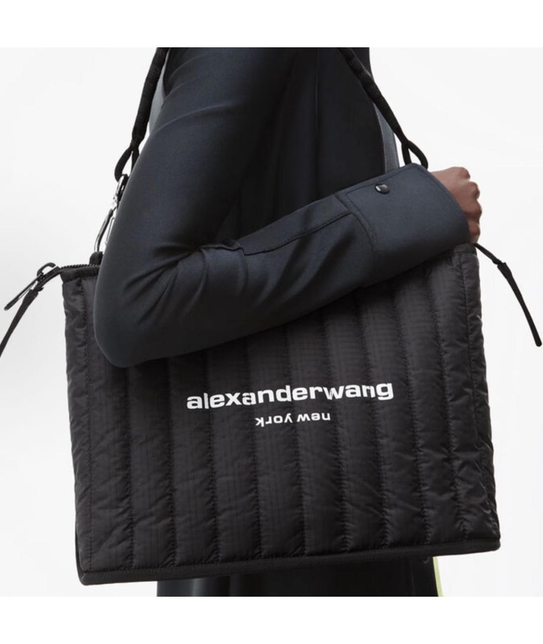 ALEXANDER WANG Черная сумка тоут, фото 7