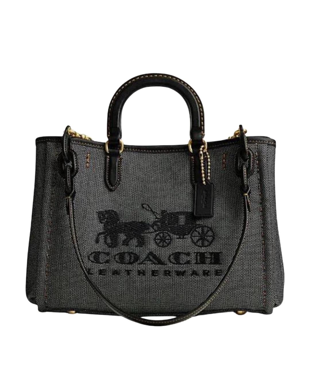 COACH Серая сумка тоут, фото 1