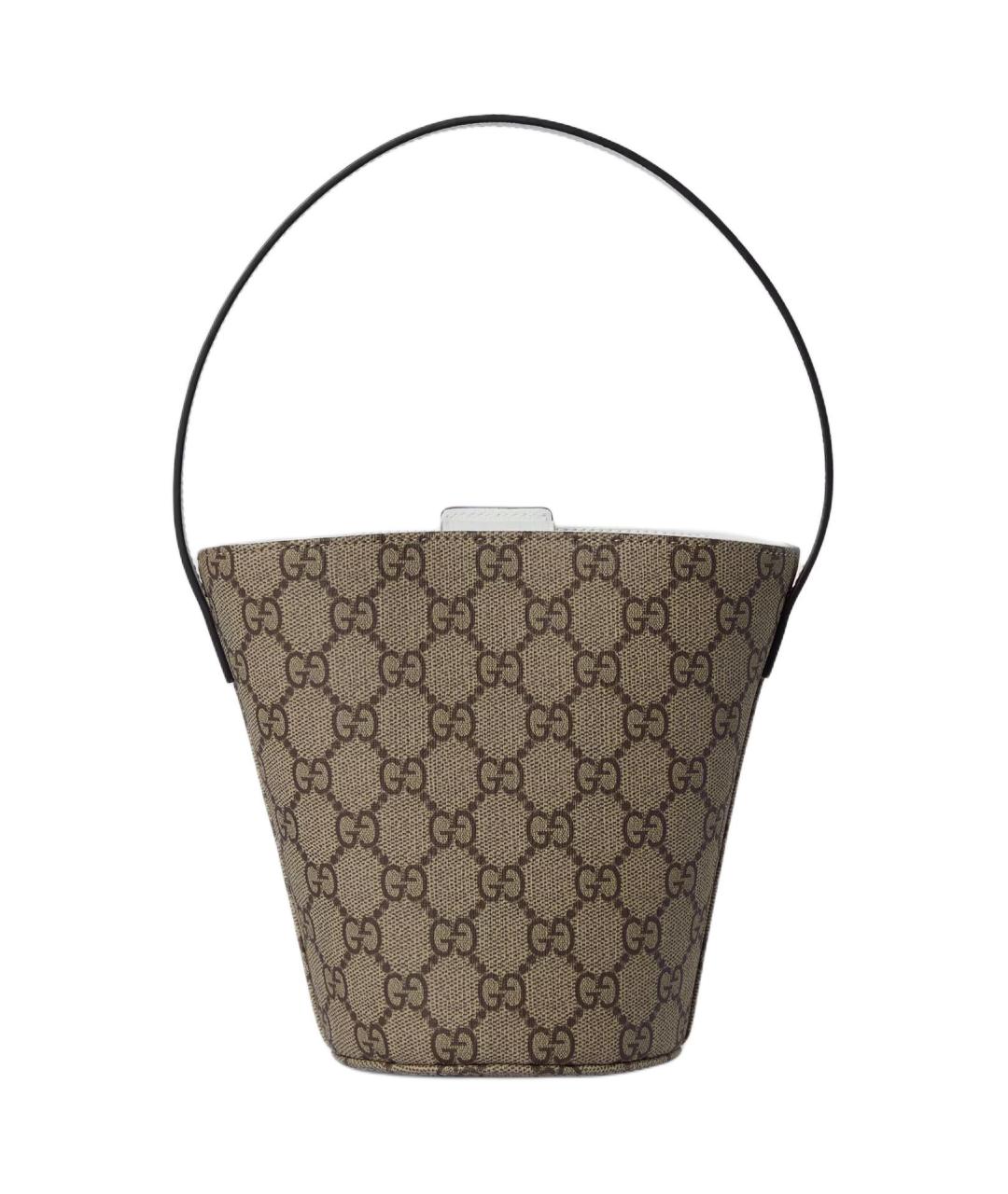 GUCCI Коричневая сумка с короткими ручками, фото 4
