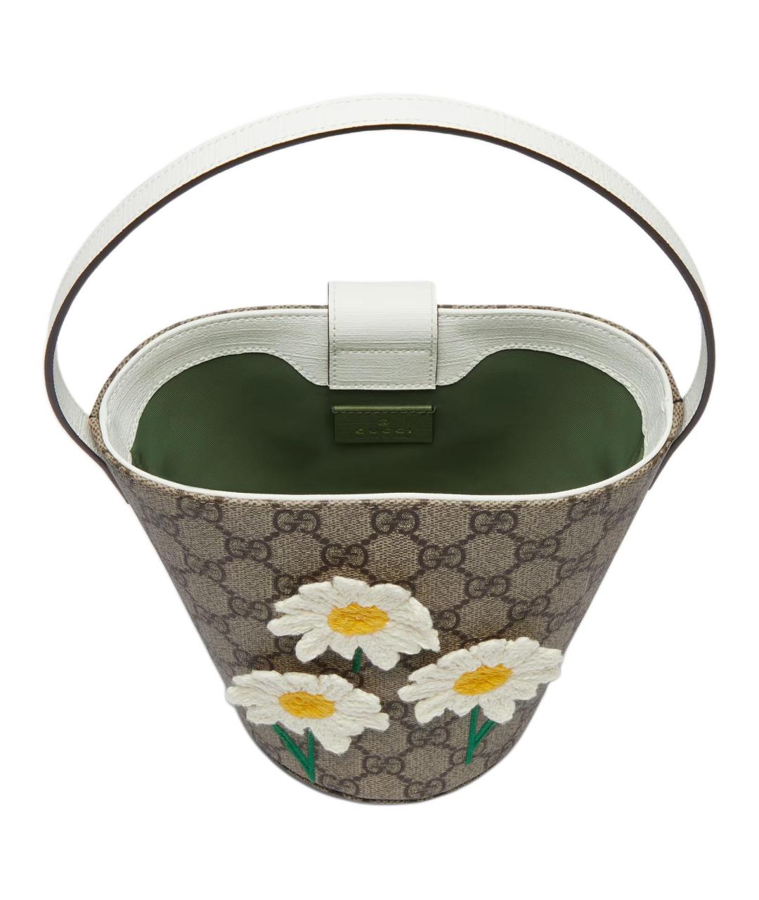 GUCCI Коричневая сумка с короткими ручками, фото 5