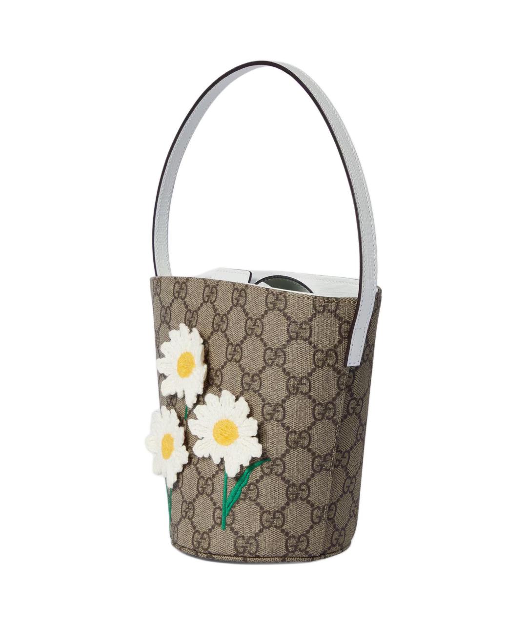 GUCCI Коричневая сумка с короткими ручками, фото 2
