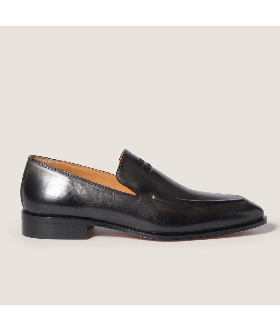 MIU MIU Черные кожаные лоферы, фото 5