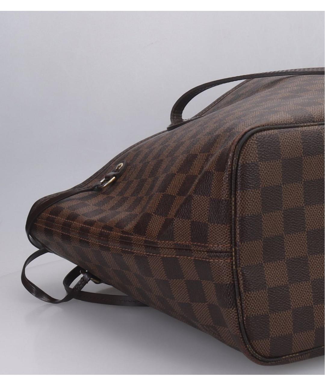 LOUIS VUITTON Коричневая сумка тоут из искусственной кожи, фото 4