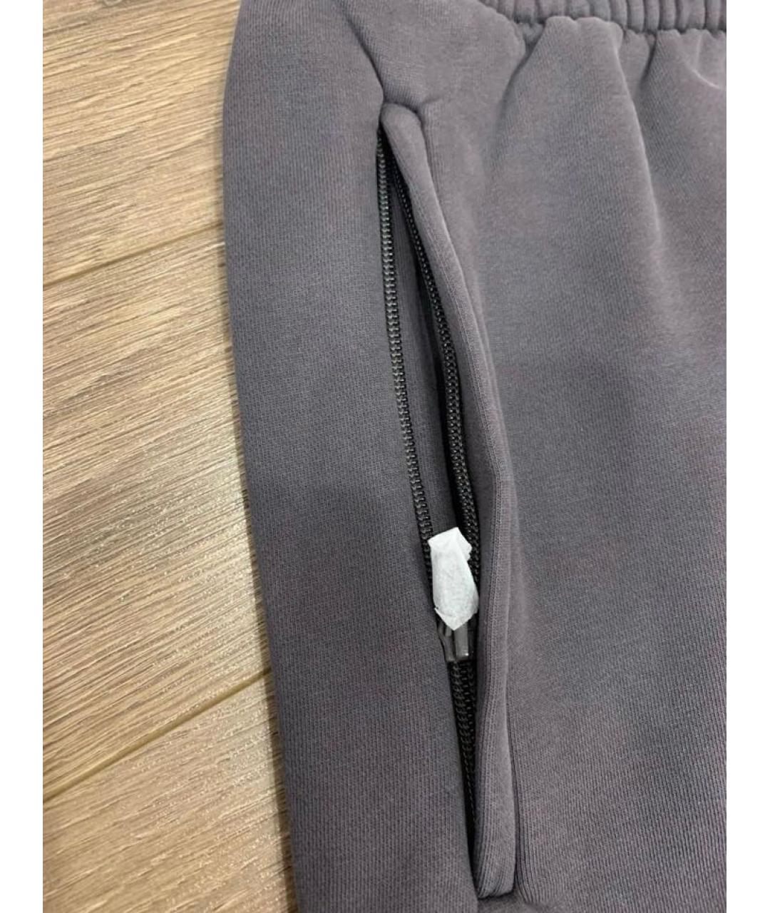 YEEZY Серые хлопковые повседневные брюки, фото 4
