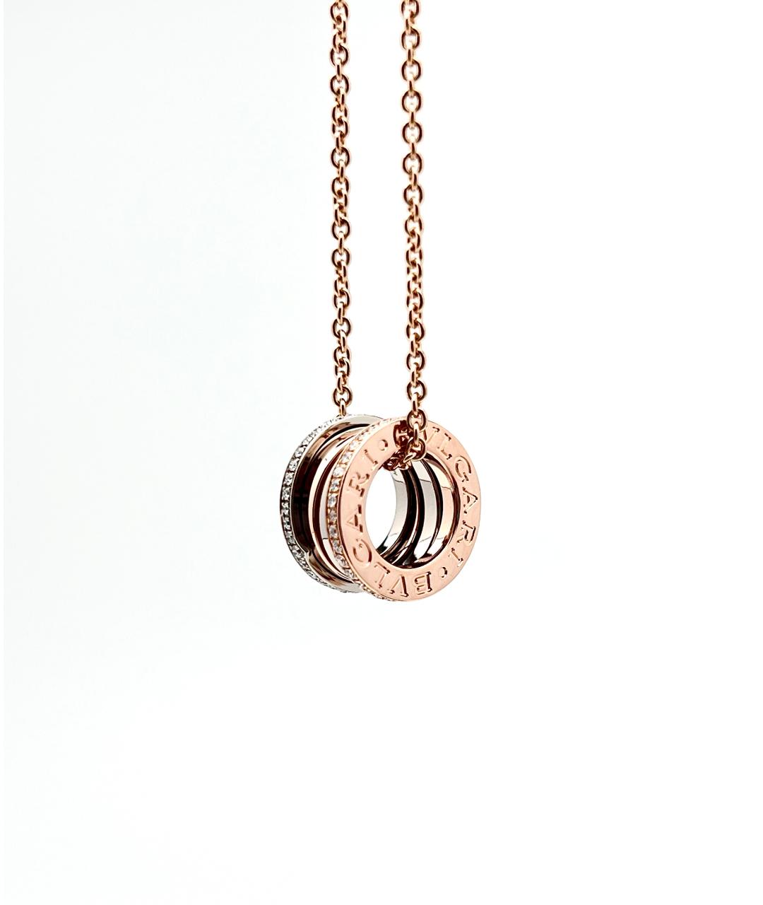 BVLGARI Золотая подвеска из белого золота, фото 1